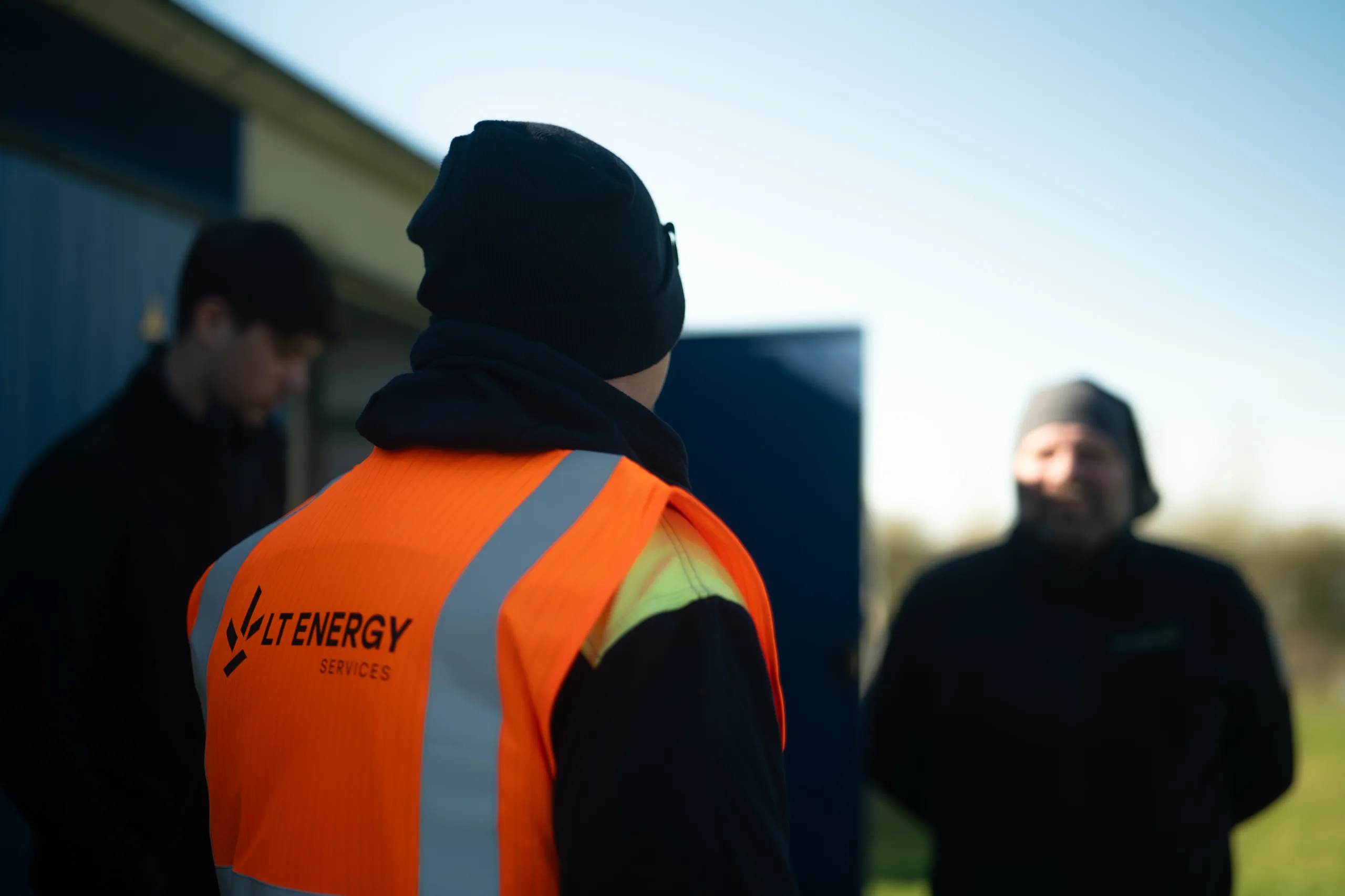 Team at site for routine preventative maintenance